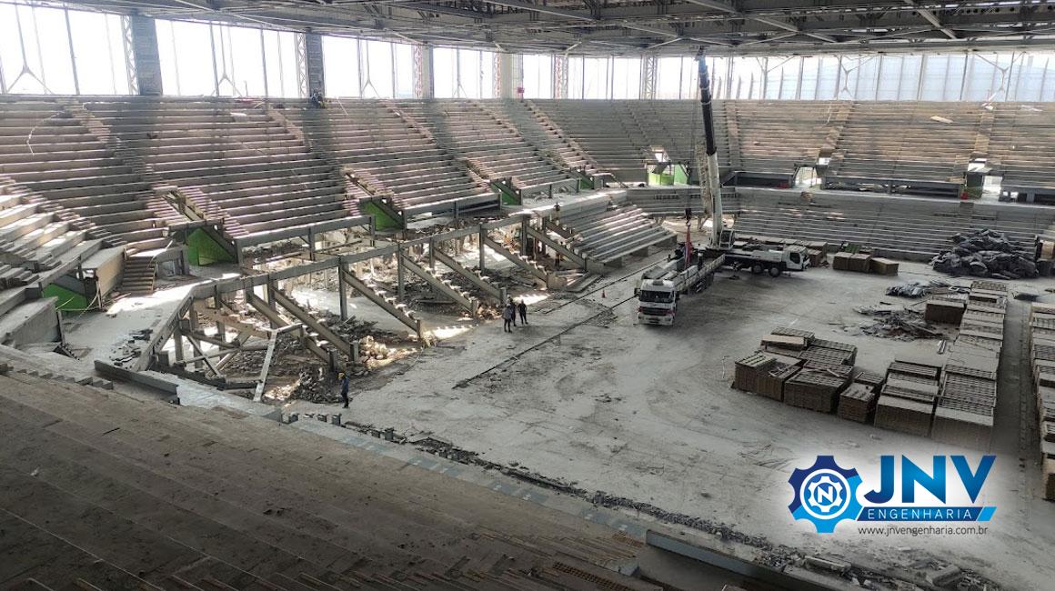 Ginásio do handebol nas Olimpíadas 2016 do Rio de Janeiro – Barra da Tijuca – RJ